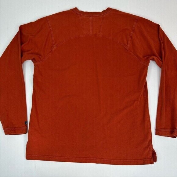 The North Face Women's Burnt Orange Crewneck Long Sleeve Cotton Top S/C38 - Picture 6 of 13